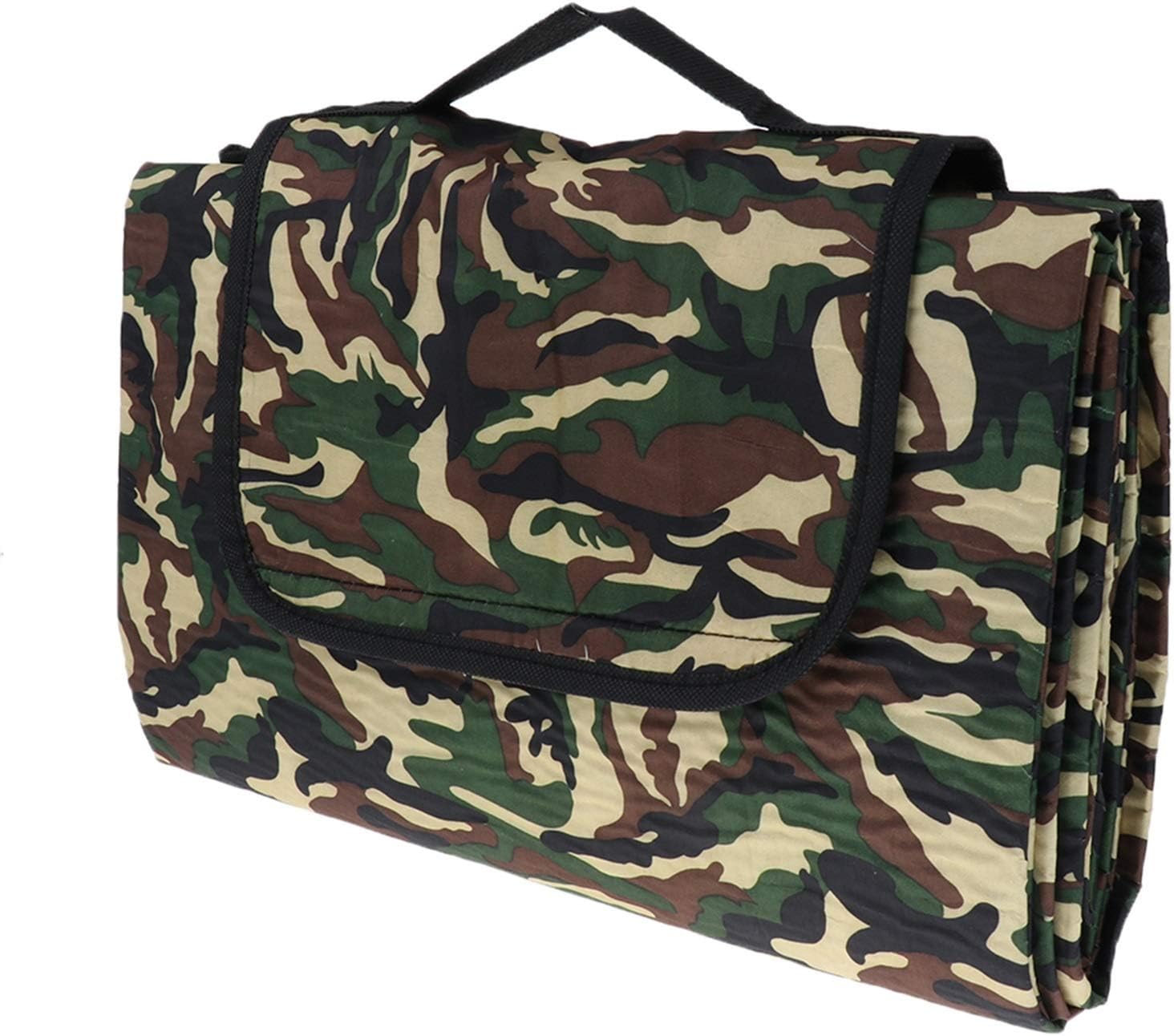 Foldable Picnic Mat Large Outdoor WaterResistant Picnic Blanket with Tote strap Beach Mat
