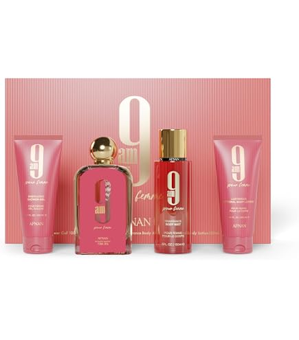 Amazon.com : Afnan 9 PM Pour Femme Luxury Perfume Gift Set