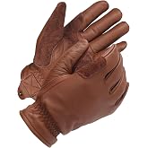 FEISHDEK Cowhide Winter Gloves for Driver, Windproof Full Leather Safety Work Gloves for Driving, Bicycling, Motorcycling