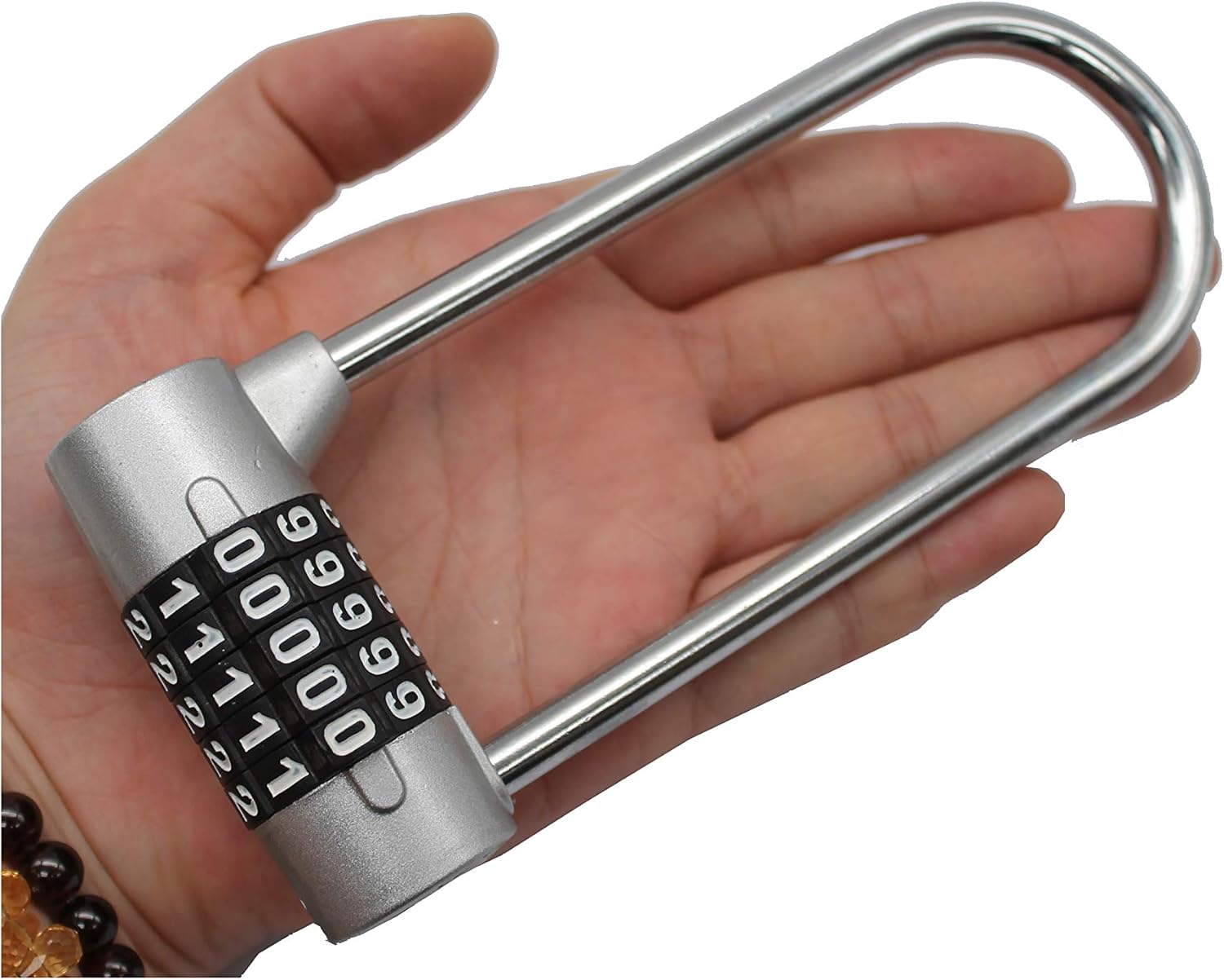 WANLIAN Large Extension Beam Locker Combination Lock Padlock Gym Lock 5