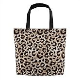 OEDTF Reusable Grocery Shopping Tote Bag,15×5.9×15.4in Durable Cloth Bag, Lightweight Foldable Washable Market Bag