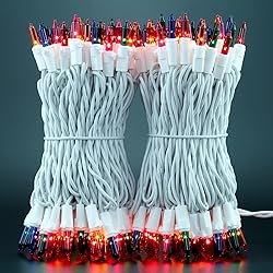 YULETIME 200 Multicolor Christmas Lights, Pack of 2