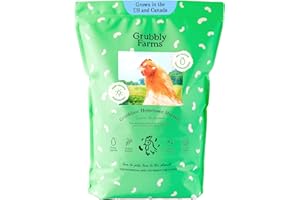 Grubbly Farms Grubblies - Black Soldier Fly Larvae for Chickens - Chicken Treats Grown in The US and Canada - for Strong Eggshells and Healthy Feathers - Grubblies Hometown Harvest 5LB