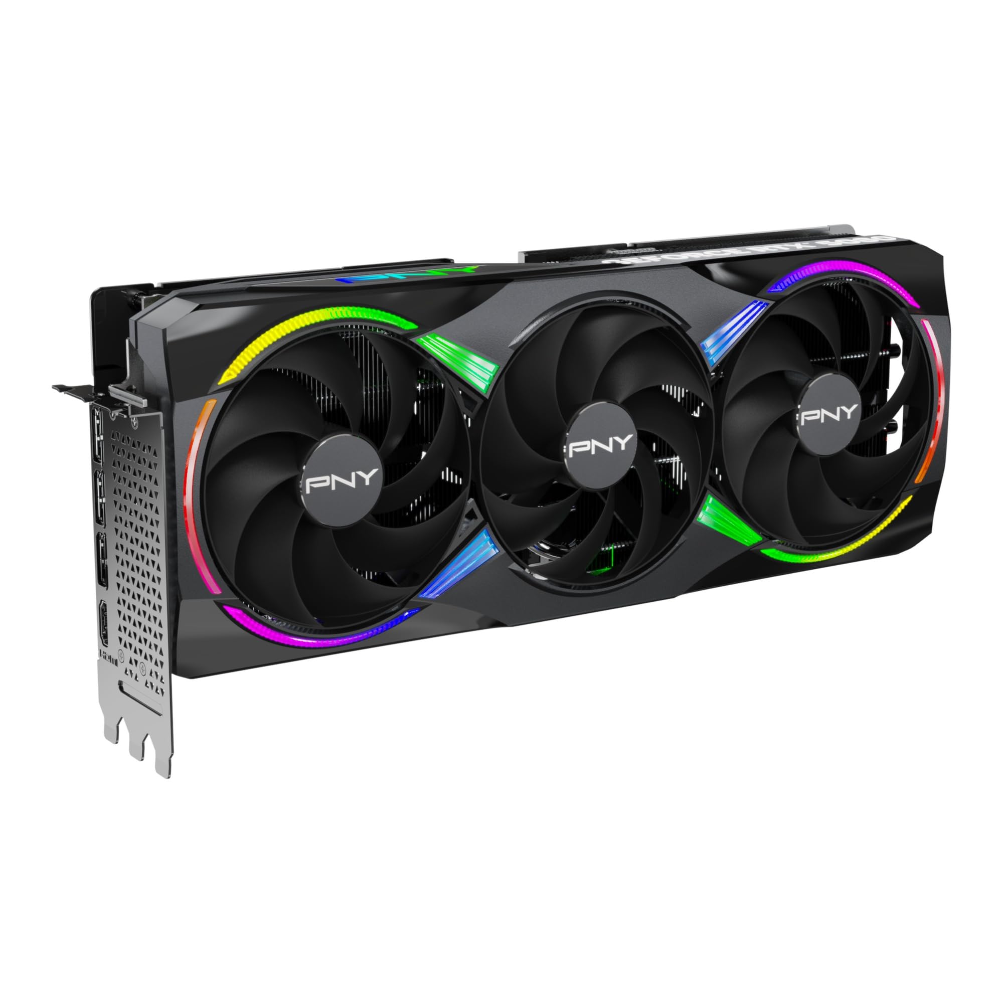 PNY NVIDIA GeForce RTX? 5080 16GB ARGB Overclocked Triple Fan Graphics Card (DLSS 4, PCIe 5.0, HDMI/DP 2.1, 2.9-Slot, Epic-X? RGB Lighting)