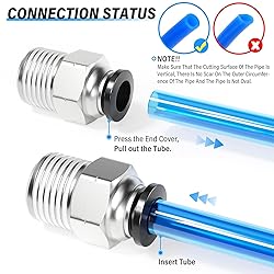 TAILONZ PNEUMATIC Male Straight 1/4 Inch Tube OD x