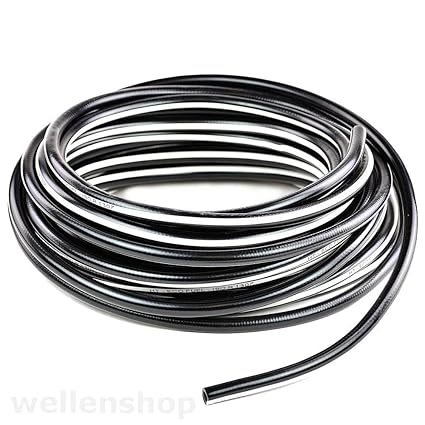 wellenshop Kraftstoffschlauch Ø 8mm 0,5-8m Gewebeeinlage