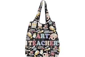 Art Teacher Gifts Foldable Shopping Bag Artist Painter Gifts Art Teacher Gifts Arts Lover Gift Artist Reusable Grocery Bags