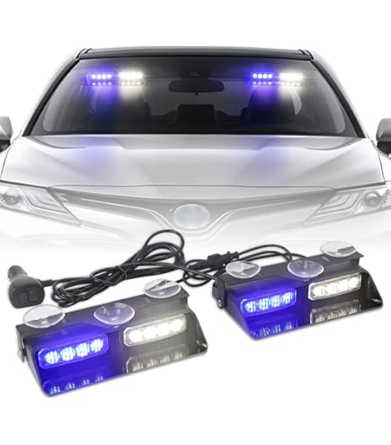 cigarette lighter police lights Picked up a roof-mount rotating red light. It plugs into the and works great! : r/ThriftStoreHauls Xprite dash strobe light features 16 high Buy 8 LED Car/Truck/Police Emergency