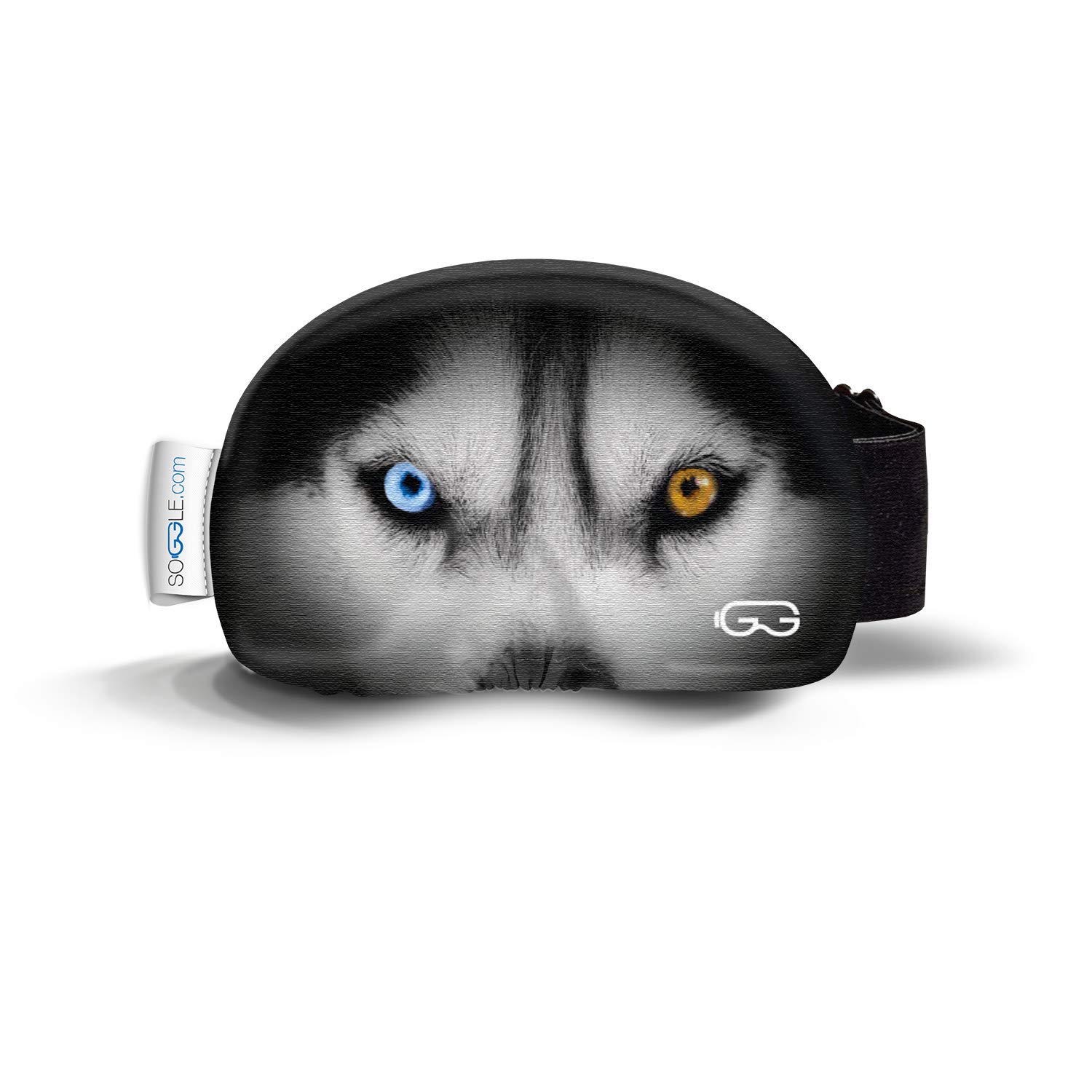 Soggle Ski Protective Microfibre Cover for Ski Goggles (One Size), Colour: Eyes Husky — image 1