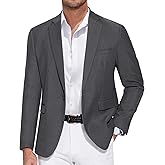 COOFANDY Men's Casual Blazer One Button Sport Coat Slim Fit Lightweight Suit Blazer Jacket