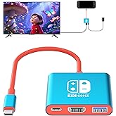 Switch 2 Dock (Aluminum Alloy), Portable Travel Switch 2 Docking Station Support 4K@60HZ Switch 2 TV Mode Compatible NS2/NS/N