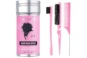 Hair Wax Stick - Brush Set -Wax Sticks for Hair -Back Hair for men - Hair Wax stick for women and children - Smooth Back Hair