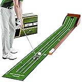 YOUCZON Putting Green Indoor, No Hump Golf Mat with