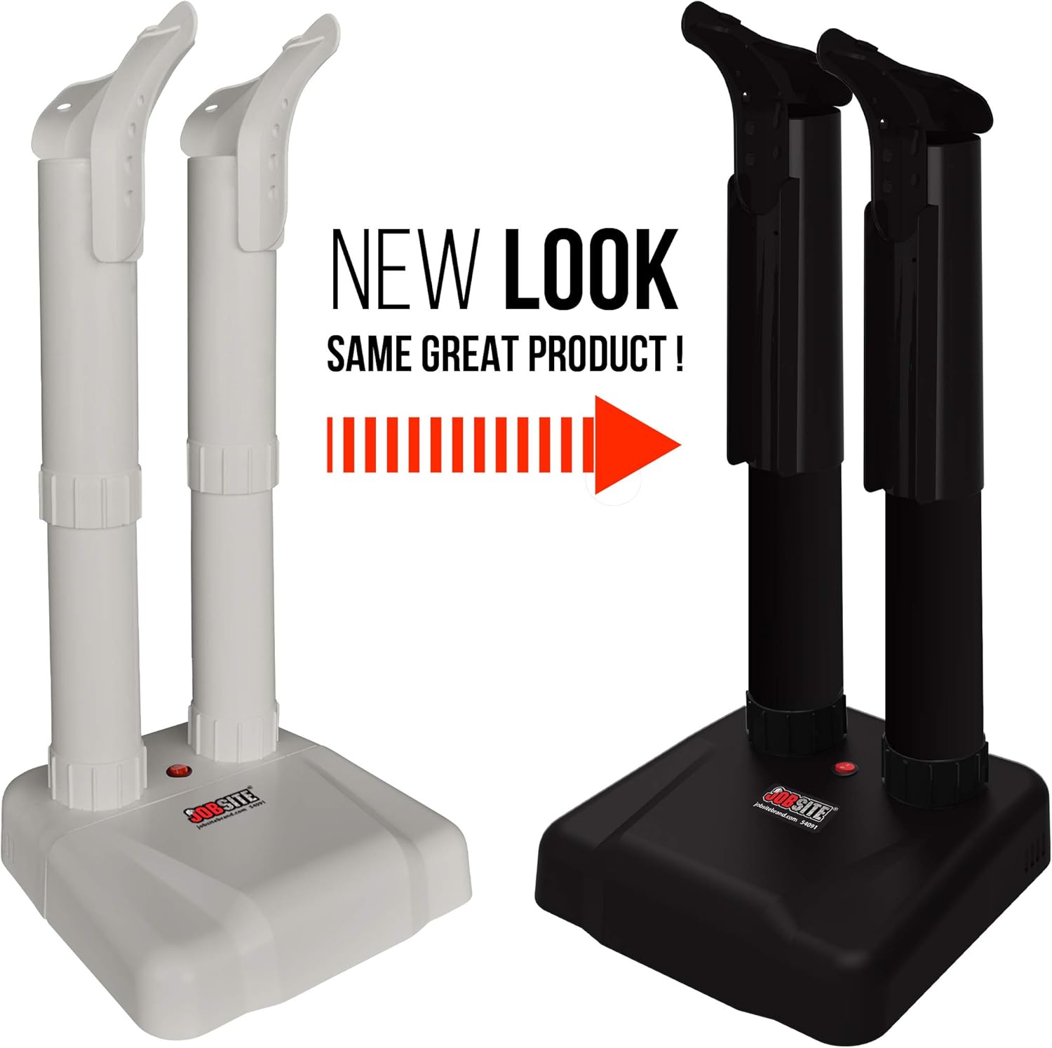 JobSite Original Shoe Boot Dryer - Electric Warmer - Deodorizes, Prevents Mold – Ultra Silent: Sports & Outdoors