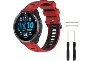 Baaletc Compatible with Garmin Forerunner 945/ Forerunner 935 Watch Bands, Soft Silicone Sports Garmin 935/Fenix 5/Fenix 5 Plus Watch Band Replacement for Garmin Forerunner 945 Smartwatch