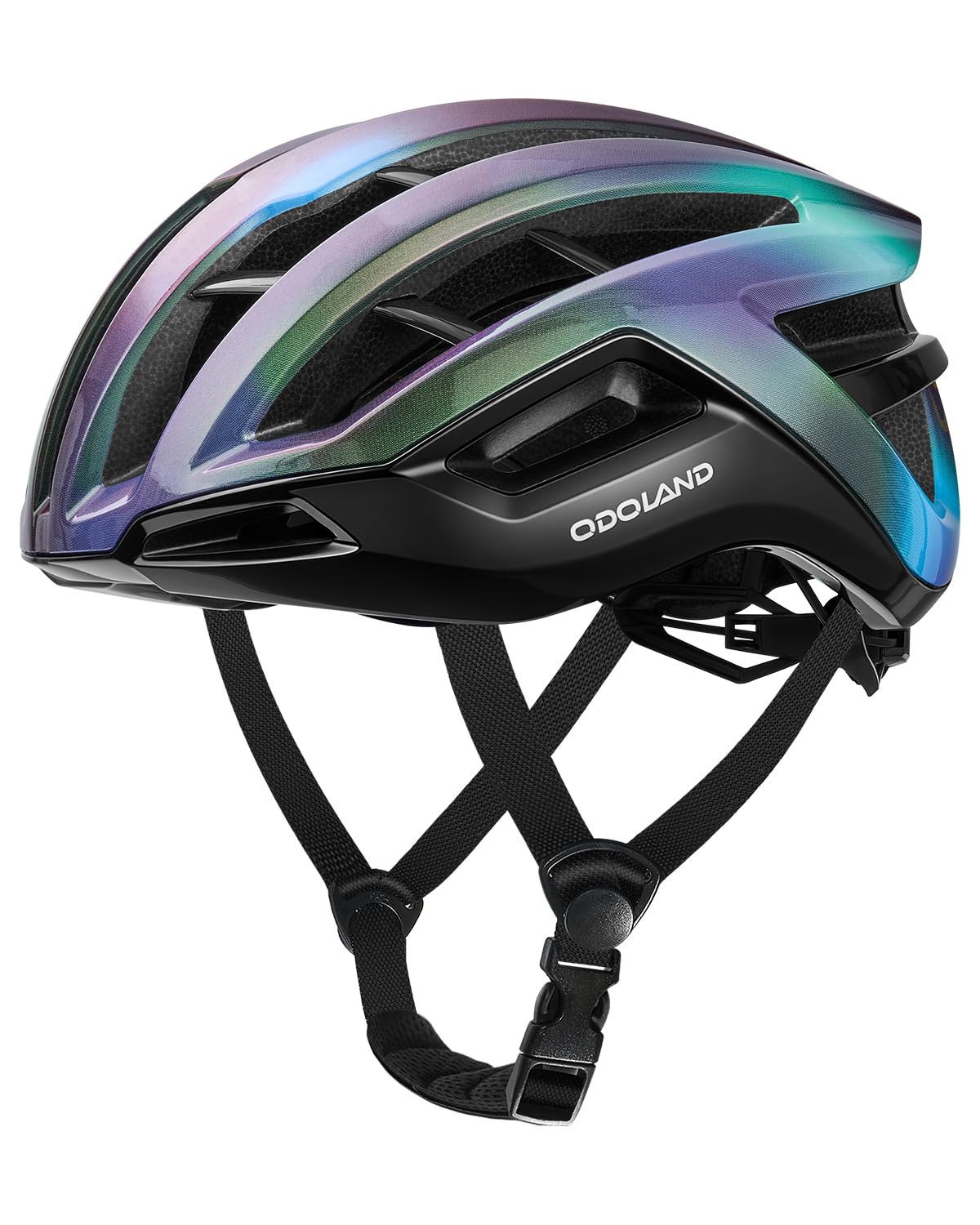 Odoland Fahrradhelm für Damen und Herren, Erwachsene Rennradhelm mit Belüftungssystem, Leicht Radhelm mit individuelle Größenanpassung, Cityhelm