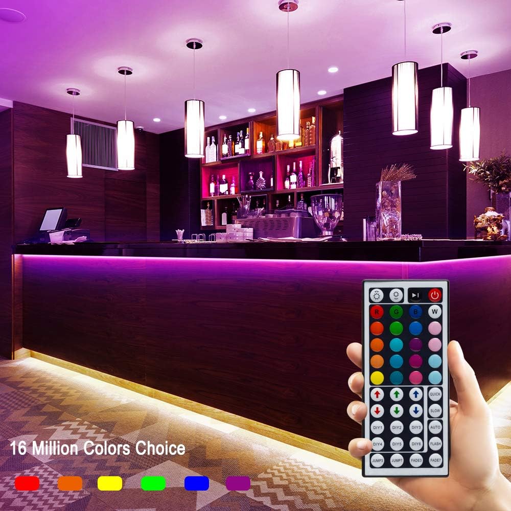 Live Sound & Stage 32.8ft Color Changing Led Light Strip SMD 5050 with 44Key IR Remote for Room Live Sound & Stage 32.8ft Color Changing Led Light Strip SMD 5050 with 44Key IR Remote for Room