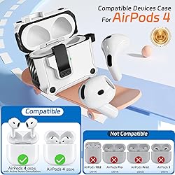 4-in-1 Case for AirPods 4 with Secure