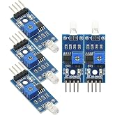 5PCS 3.3V-5V Photodiode Module LM393 Light Sensor Switch Module for Arduino Raspberry Pi Photosensitive Diode Detection Switch