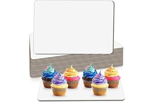 CZWESTC Rectangle Cake Boards, 13.75x9.75 Inches White Greaseproof Cardboard for Baking, Desserts, Pizza (15 Pack)