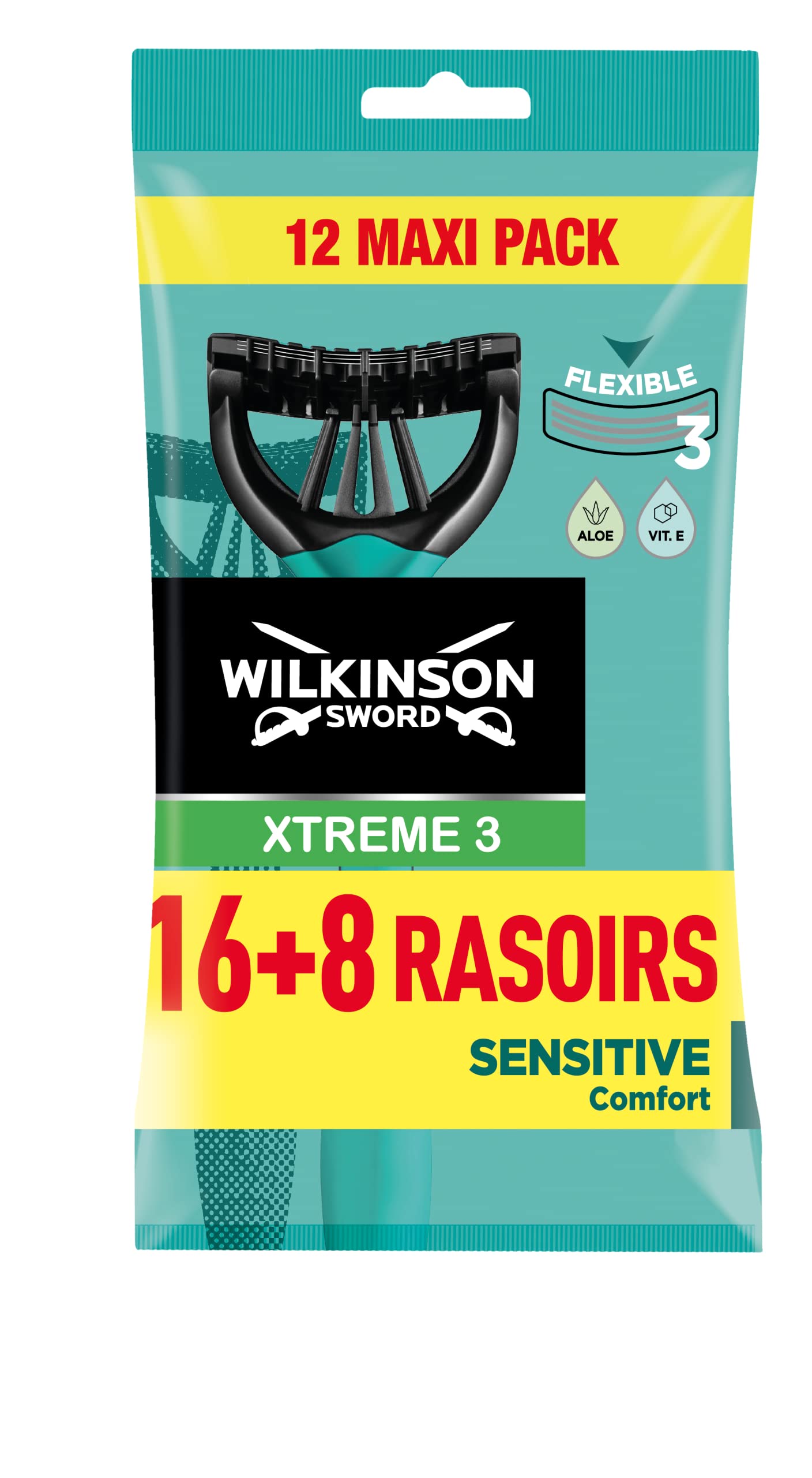 Wilkinson Xtreme 3 Pure Sensitive Disposable Razors