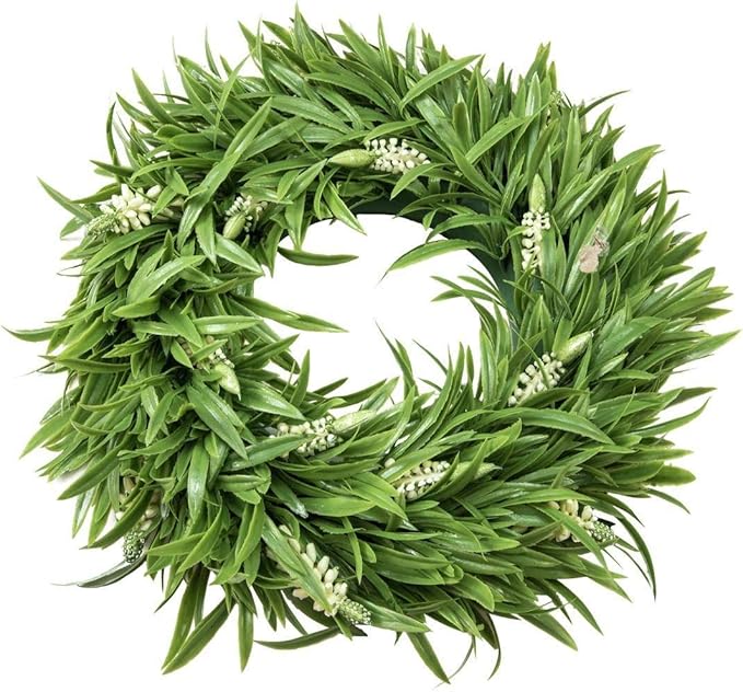 Amazon.de: artplants.de Künstlicher Lavendelkranz CONSTANZE, weiß