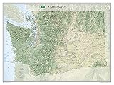 National Geographic Washington Wall Map