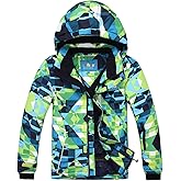 PHIBEE Big Boy's Waterproof Breathable Snowboard Ski Jacket
