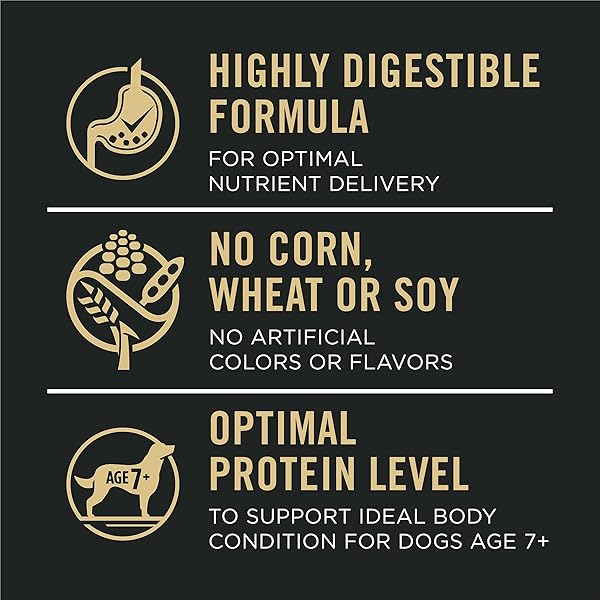 PURINA PRO PLAN SENSITIVE SKIN AND STOMACH DRY DOG FOOD SENIOR ADULT 7 PLUS SALMON AND RICE FORMULA – 4 LB. BAG