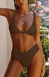 geluboao High Cut Bikini Bathing Suits for Women