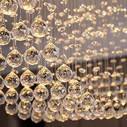 Siljoy Modern Crystal Chandelier, 12-Light Luxury