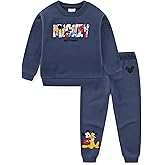 Disney Mickey Mouse and Friends Boys Sweatshirt and Pants Set for Big Kids