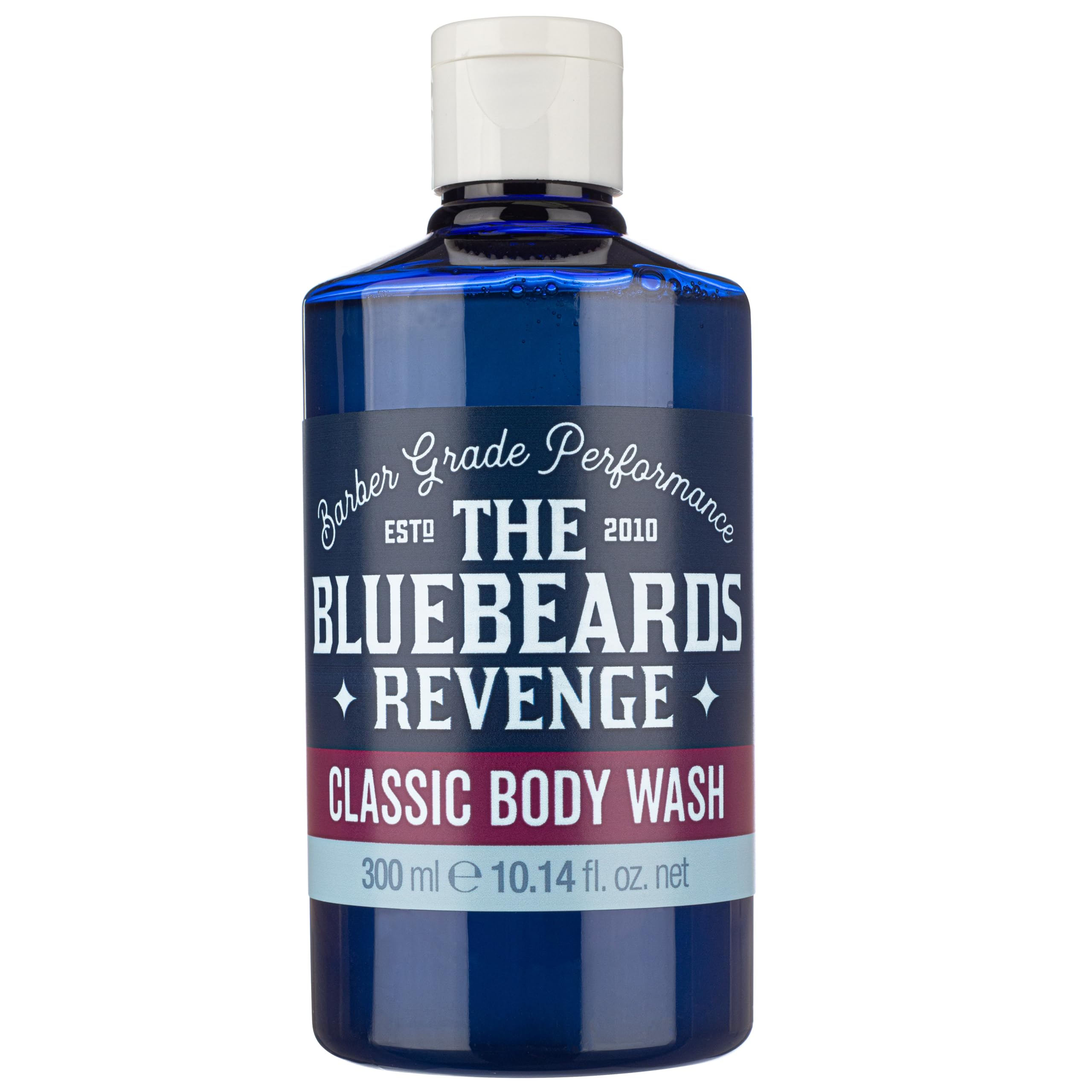 The Bluebeards Revenge, Classic Body Wash For Men, Vegan Friendly Moisturising Shower Gel, SLS And Paraben Free, 300ml