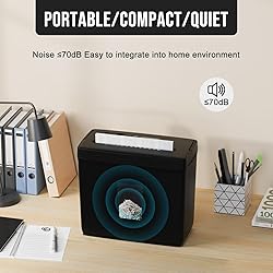 Suntiko Paper Shredder for Home Use,5 Sheets Small