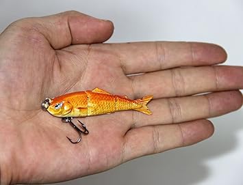 Amazon Discover魚 2 5インチmicro Smallマルチジョイント釣りlife Likeハードルアー低音餌swimbaitクランクshad Herring Bass鮒pike Muskie C Discover Fish ルアー