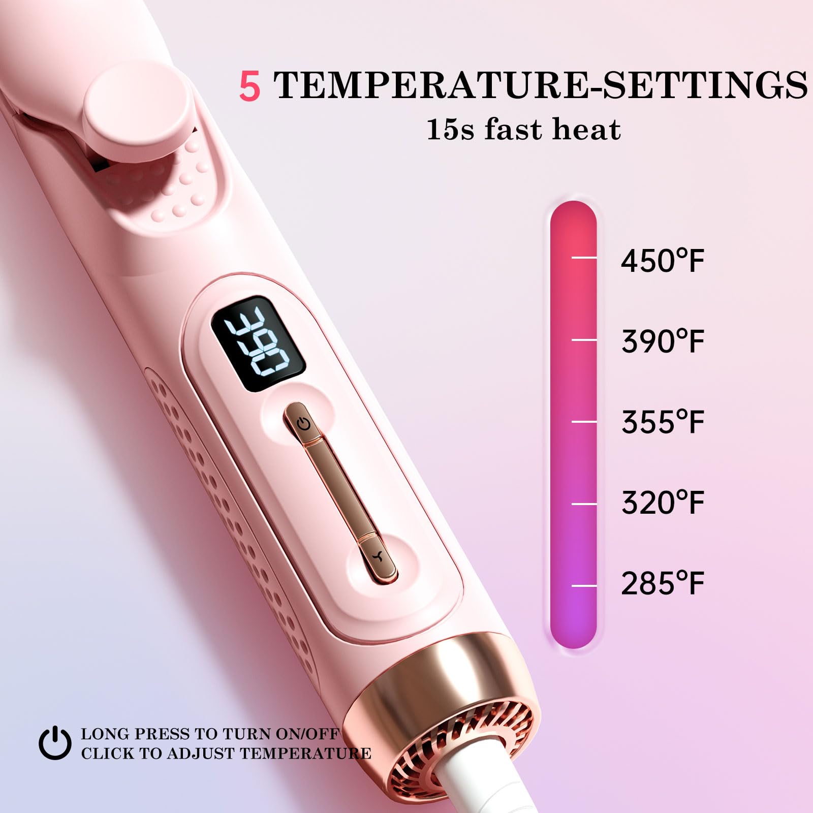 Travel Hair Straightener Curler 2-in-1: 1.25