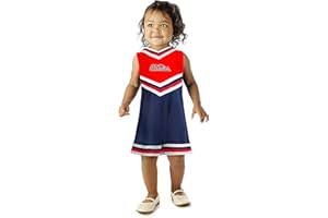 Little King NCAA Toddler/Youth Girls Team Cheer Jumper Dress-Sizes 2T 3T 4T 6