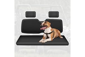 CEMOFE UTV Seat Covers for Polaris Ranger 500 700 800 2002-2008(Front Seat Only), Outdoor Bench Seat Cover Set Heavy Duty 1680D Waterproof UTV Seat Cover(4 PCS)