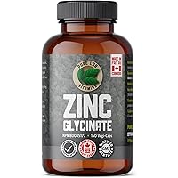 Pure Lab Vitamins - Zinc Glycinate, 150 Capsules - Vegan Zinc Mineral Supplement - Amino Acid Salt for Hair Nail and Skin Vit