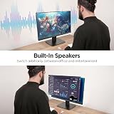 KOORUI 24 Inch IPS FHD 1080p 100Hz PC Monitor HDMI Speakers Adaptive Sync Eye view 6