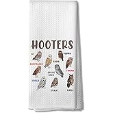 DOFQZ Owl Kitchen Towels, Owl Lover Gifts Dish Tea Towels for Kitchen Decor, Gifts for Bird Lovers Watcher Hand Towel for Bathroom, 16x24 Inch