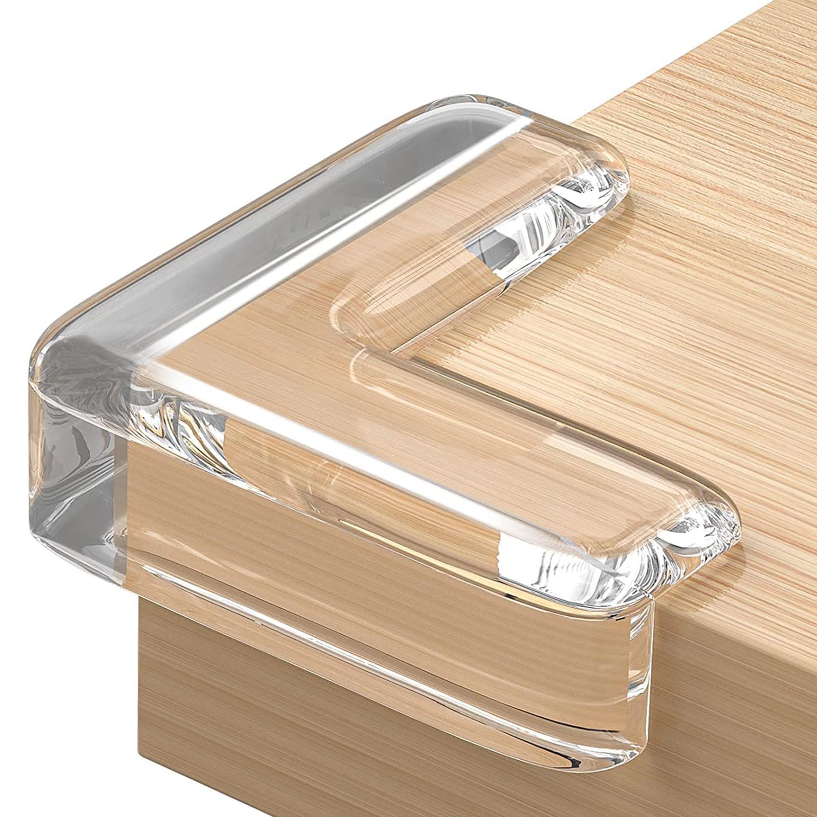 Photo 1 of OKETHERMO Transparent Corner Protectors, Baby Protection, Furniture Corner Protectors, Child Protection Corner Guards for Furniture, Tables and Sharp Corners (L-Shape/12PCS)
