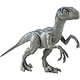 Mattel Jurassic World Toys Large Basic Velociraptor Blue