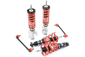 FAPO RACING FAPO Adjustable Height Coilover Suspension Strut Lowering Kit, Mono-Tube Compatible with Chevrolet Camaro 2010-2015 Shock