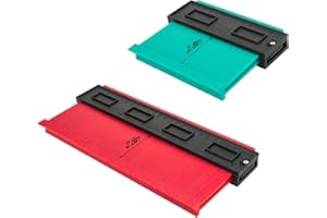 SAILHOME Contour ruler 10x 5.2,5x 5.2 Inch, Widen Plastic Profile Gauge Duplicator, Precisely Copy Irregular Shapes Wood Template Measuring Tool for Perfect Fit and Easy Cutting.