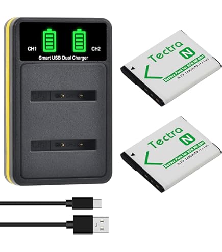 Rechargeable Li-ion Battery (2-Pack) for Sony Cybershot DSC-N1