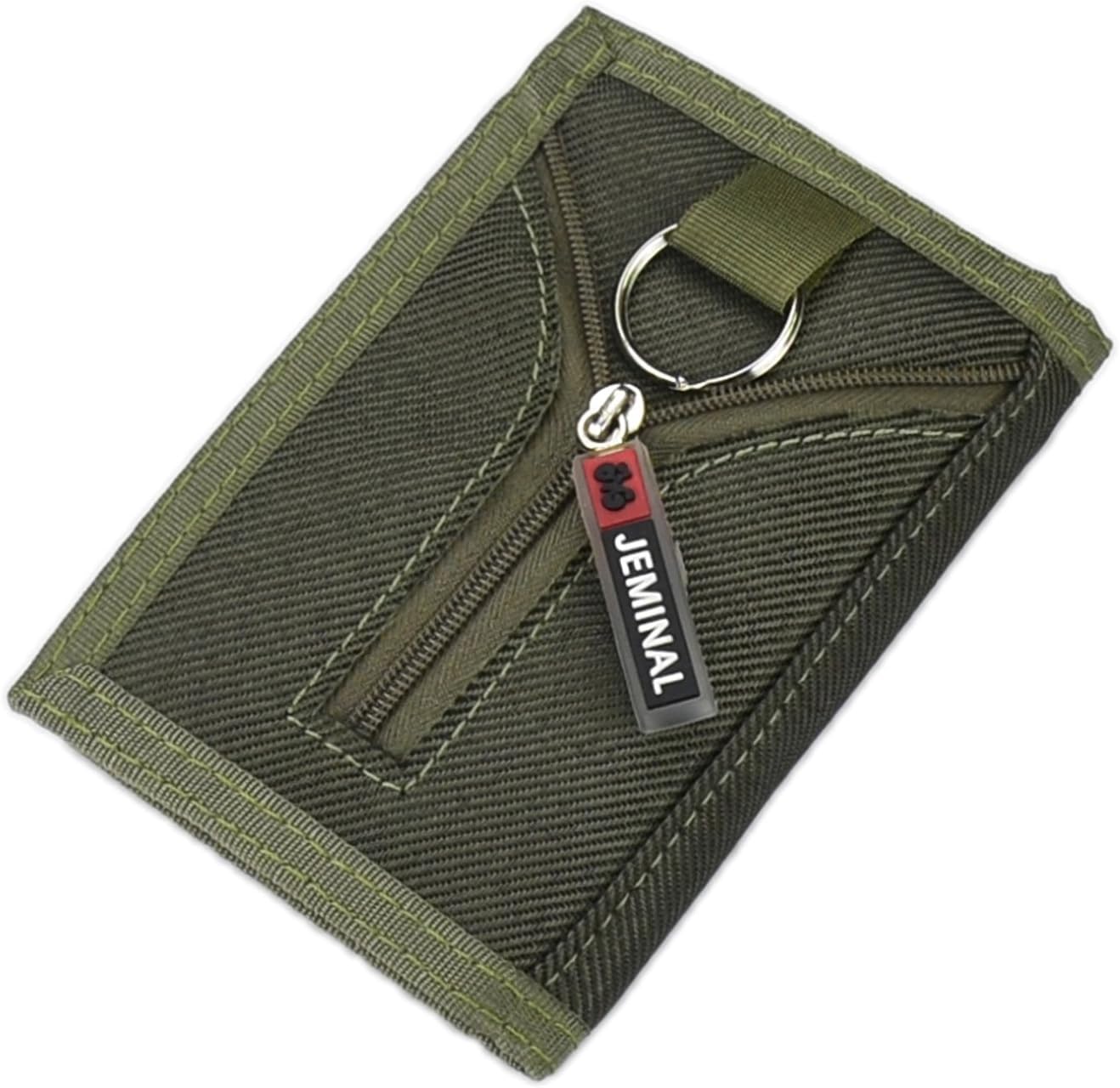 JEMINAL New Men Canvas Short Wallet Fashion Students Leisure Money Folder