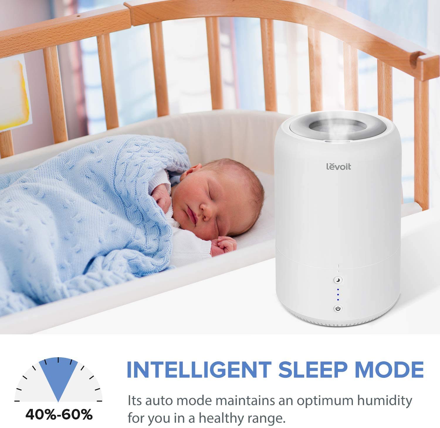 Mua LEVOIT Humidifiers for Bedroom, Cool Mist Humidifier for Babies