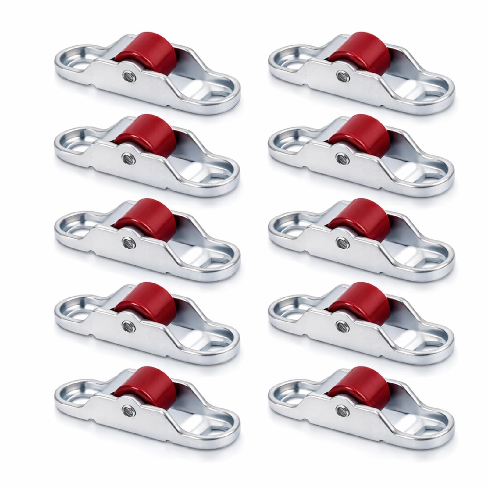 WGFOIP 10pcs Sliding Closet Door Roller, Stainless Steel 12mm Cupboard Closet Sliding Door Roller Wheel for Furniture Wardrobe