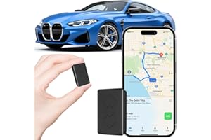VKAFW GPS Tracker for Vehicles,Mini Hidden GPS Tracker,Magnetic Waterproof Car Tracking Device, Real Time Global Positioning System for Cars, Fleets, Pets, Children and Seniors. No Subscription Required